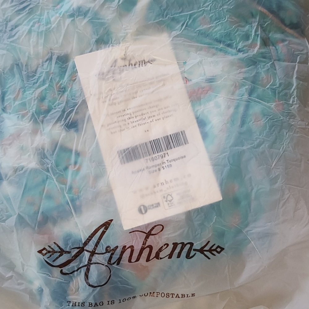 New Arnhem Azalea romper turquoise playsuit 8 S - Picture 16 of 16